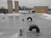 commercial roofing job