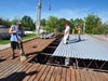 commercial roofing job