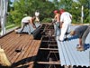 commercial roofing job