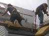 residential roofing job